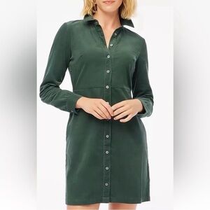 J.Crew Corduroy Button Front Shirt Dress, size 4
